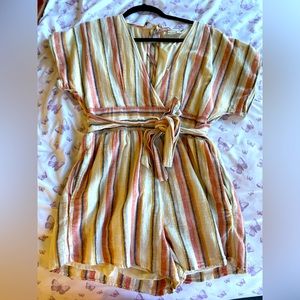 American Eagle Multi-Color Romper - Size M